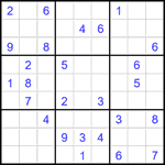 Судоку 9х9 #1922 средний