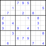 Судоку 9х9 #1926 средний