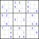 Судоку 9х9 #1927 средний