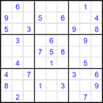 Судоку 9х9 #1931 средний