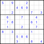 Судоку 9х9 #1932 средний