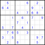 Судоку 9х9 #1934 средний