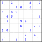 Судоку 9х9 #1940 средний Судоку 9х9 #1940 средний