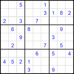 Судоку 9х9 #1941 средний Судоку 9х9 #1941 средний