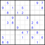 Судоку 9х9 #1942 средний Судоку 9х9 #1942 средний
