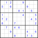 Судоку 9х9 #1943 средний Судоку 9х9 #1943 средний