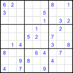 Судоку 9х9 #1944 средний