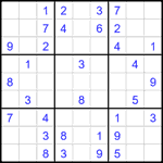 Судоку 9х9 #1950 средний Судоку 9х9 #1950 средний