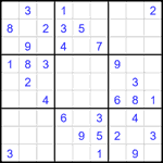 Судоку 9х9 #1955 средний Судоку 9х9 #1955 средний