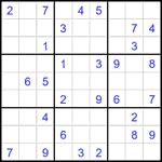 Судоку 9х9 #1957 средний Судоку 9х9 #1957 средний