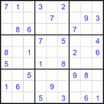 Судоку 9х9 #1959 средний Судоку 9х9 #1959 средний
