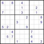 Судоку 9х9 #1897 очень трудный