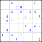 Судоку 9х9 #1926 очень трудный