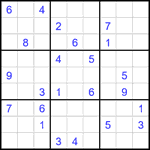 Судоку 9х9 #1929 очень трудный