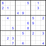 Судоку 9х9 #1947 очень трудный Судоку 9х9 #1947 очень трудный