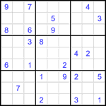 Судоку 9х9 #1949 очень трудный Судоку 9х9 #1949 очень трудный