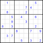 Судоку 9х9 #1950 очень трудный Судоку 9х9 #1950 очень трудный
