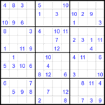 Судоку 12х12 #64 средний Судоку 12х12 #64 средний