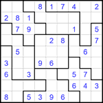 Судоку-пазл 9х9 #356 легкий