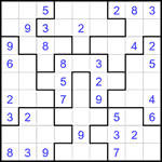 Судоку-пазл 9х9 #360 легкий