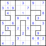 Судоку-пазл 9х9 #362 легкий