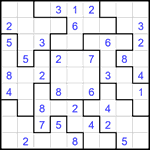 Судоку-пазл 9х9 #363 легкий