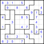 Судоку-пазл 9х9 #365 легкий
