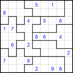 Судоку-пазл 9х9 #347 трудный