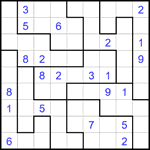 Судоку-пазл 9х9 #350 очень трудный