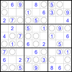 Судоку “Чет-нечет” 9х9 #287 легкий