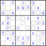 Судоку “Чет-нечет” 9х9 #290 легкий