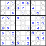 Судоку “Чет-нечет” 9х9 #291 легкий