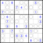 Судоку “Чет-нечет” 9х9 #287 средний