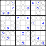 Судоку “Чет-нечет” 9х9 #291 средний