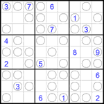 Судоку “Чет-нечет” 9х9 #283 трудный