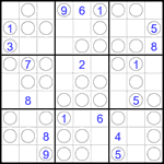 Судоку “Чет-нечет” 9х9 #284 трудный