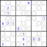 Судоку “Чет-нечет” 9х9 #276 очень трудный