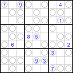 Судоку “Чет-нечет” 9х9 #277 очень трудный