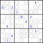 Судоку “Чет-нечет” 9х9 #279 очень трудный