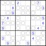 Судоку “Чет-нечет” 9х9 #280 очень трудный