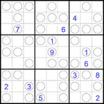 Судоку “Чет-нечет” 9х9 #285 очень трудный