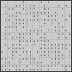 Японская мозаика #1635 “Дама”