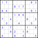 Судоку 9х9 #2024 легкий