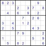 Судоку 9х9 #2030 легкий