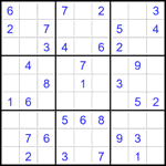 Судоку 9х9 #2038 легкий