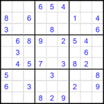 Судоку 9х9 #2040 легкий