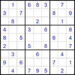 Судоку 9х9 #2042 легкий