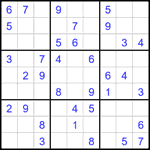 Судоку 9х9 #2043 легкий