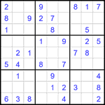 Судоку 9х9 #2046 легкий Судоку 9х9 #2046 легкий