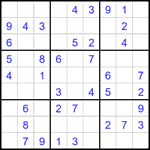 Судоку 9х9 #2047 легкий Судоку 9х9 #2047 легкий